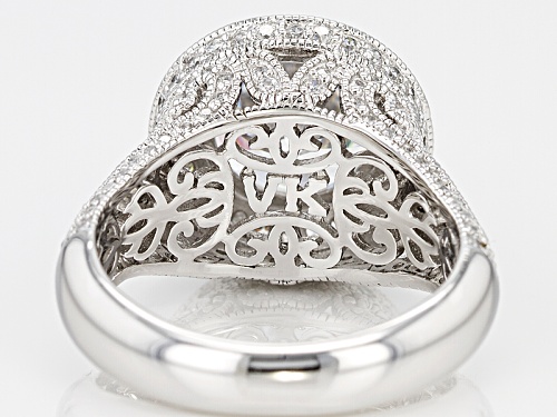 Vanna K ™ For Bella Luce ® 7.72ctw Platineve® Ring (4.86ctw Dew) - Size 9