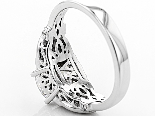 Vanna K ™ For Bella Luce ® 2.53ctw White Diamond Simulant Platineve® Ring (1.98ctw Dew) - Size 11