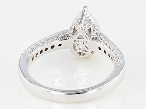 Vanna K ™ For Bella Luce ® 3.41ctw White Diamond Simulant Platineve® Ring (2.08ctw Dew) - Size 10