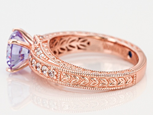 Vanna K ™ For Bella Luce ® 3.68ctw Lavender & White Diamond Simulants Eterno ™ Rose Ring - Size 10