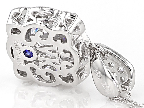 Vanna K ™ For Bella Luce ® 3.45ctw Diamond Simulant Platineve® Pendant With Chain