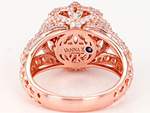 Vanna K ™ For Bella Luce ® 8.63ctw Vanna K Cut Diamond Simulant Eterno ™ Rose Ring - Size 12