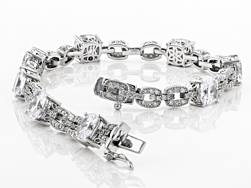 Vanna K ™ For Bella Luce ® 19.48CTW White Diamond Simulant Platineve ™ Bracelet (9.75CTW DEW) - Size 8