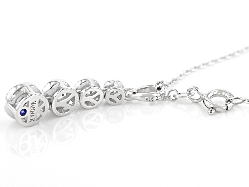 Vanna K™ For Bella Luce® 2.74ctw White Diamond Simulant Platineve® Pendant With Chain (1.66ctw DEW)