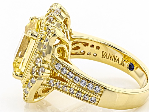Vanna K ™ for Bella Luce ® Canary And White Diamond Simulants Eterno® Yellow Ring - Size 11