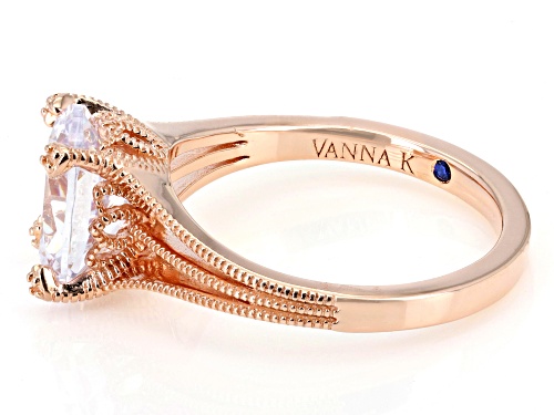 Vanna K for Bella Luce® 3.80ctw White Diamond Simulant Eterno® Rose Ring - Size 7
