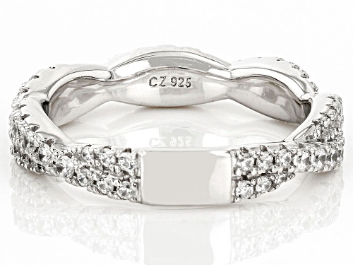 Vanna K™ For Bella Luce® 1.27ctw White Diamond Simulant Platineve™ Ring (0.76ctw DEW) - Size 8