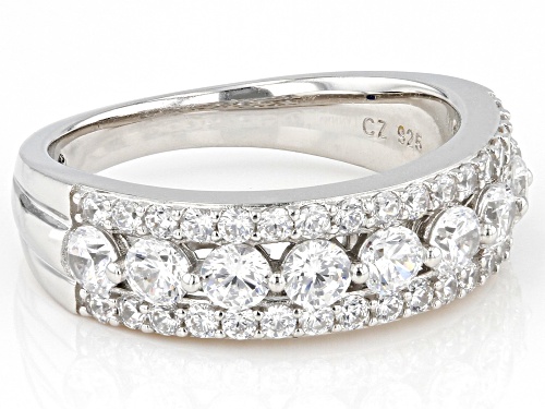 Vanna K™ For Bella Luce® 2.44ctw White Diamond Simulant Platineve® Ring (1.47ctw DEW) - Size 10