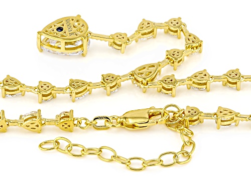 Vanna K™ For Bella Luce® 17.11ctw White Diamond Simulant Eterno™ Yellow Necklace(10.36ctw DEW) - Size 17