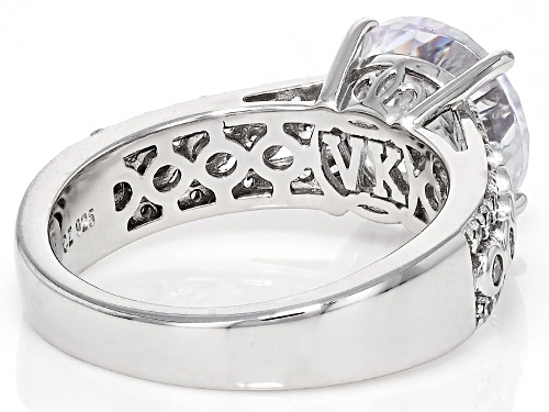 Vanna K™ For Bella Luce® 6.45ctw White Diamond Simulant Platineve® Ring - Size 10