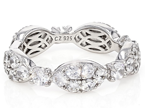 Vanna K™ For Bella Luce® 3.45ctw White Diamond Simulant Platineve® Ring - Size 8