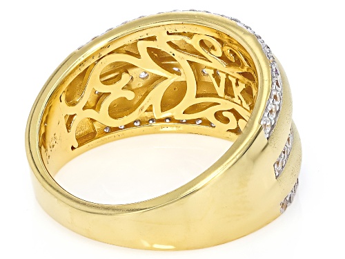 Vanna K™ For Bella Luce® 0.89ctw White Diamond Simulant Eterno™ Yellow Ring - Size 5