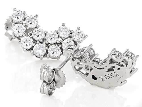 Vanna K™ For Bella Luce® 3.87ctw White Diamond Simulant Platineve® Earrings