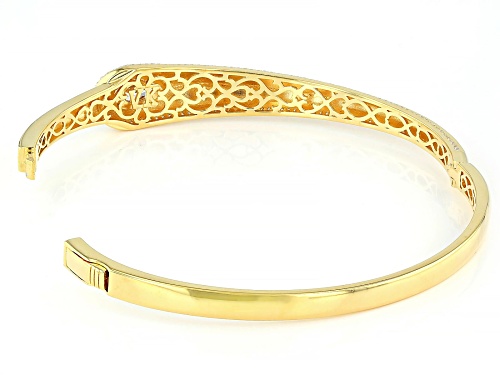 Vanna K™ For Bella Luce® 2.36ctw White Diamond Simulant Eterno™ Yellow Bangle Bracelet - Size 7.25