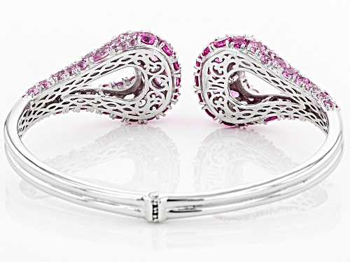 Kolore By Vanna K ™ 17.10ctw Pink Sapphire & Pink Tourmaline Simulants Platineve® Bracelet - Size 7
