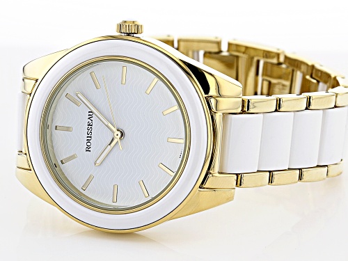 Rousseau Ladies Watch With White Dial