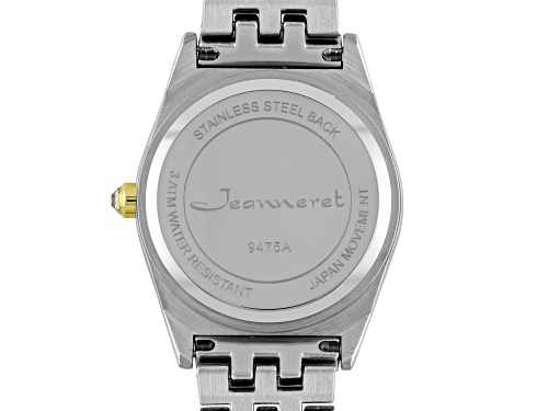 Jeanneret Elbe Ladies Watch Two Tone Silver/Gold Bracelet  White Dial