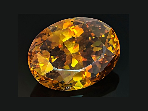 Sphalerite 26.36x19.78x13.8mm Oval 61.21ct