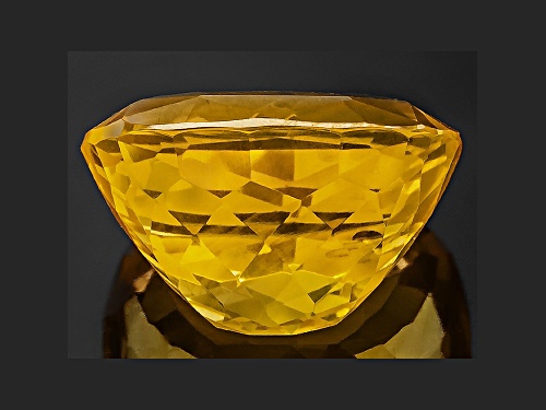 Sri Lankan Deep Orange Yellow Sapphire 4.03ct 9.53x8.01x5.96mm Cushion With Gemworld Report