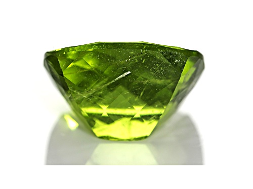 Peridot 13.1x11.9mm Rectangular Cushion Checkerboard Cut 9.30ct