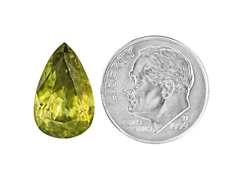 Pakistani Sphene 6.90ct 16x10mm Pear Shape