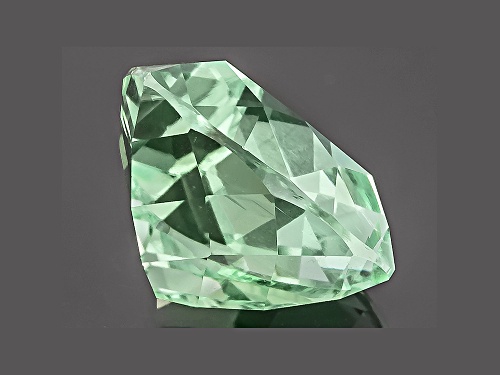Afghan Untreated Yellowish Green Tourmaline 2.42ct 8.52x8.5mm Trillion Gemworld Report