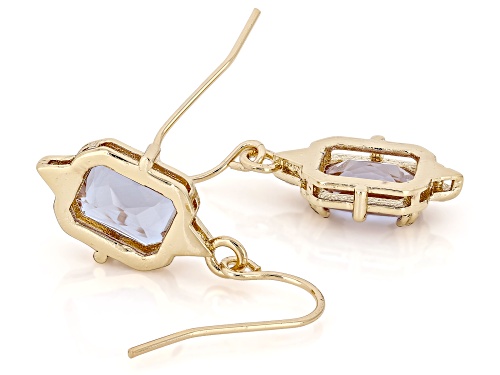 Zandrite Bronze Solitaire Dangle Earrings
