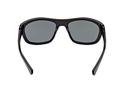 Harley Davidson Shiny Black/ Green Polarized Lens Sunglasses