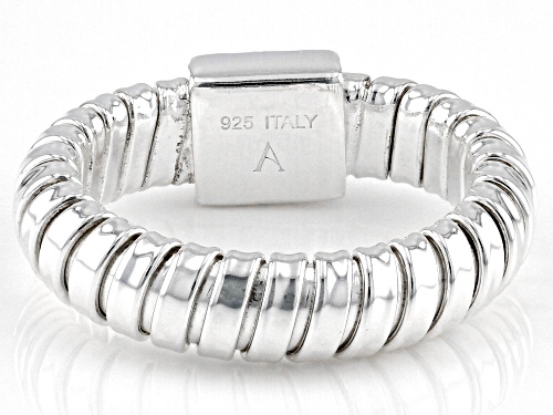 Sterling Silver Bella Luce® 5mm Tubogas Ring - Size 6