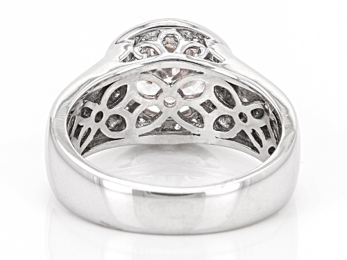 Bella Luce® 2.47ctw Platinum Over Sterling Silver Ring - Size 8