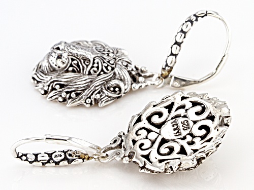 Artisan Collection Of Bali™ Silver Lion Dangle Earrings