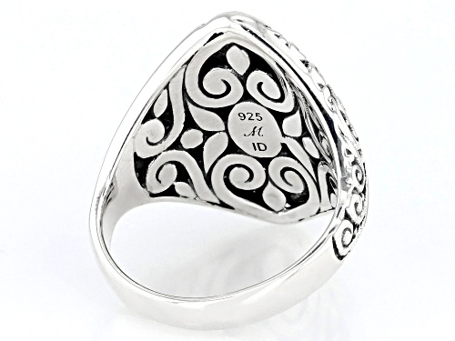 Artisan Collection of Bali™ Abalone Shell & Black Mother-of-Pearl Sterling Silver Ring - Size 6