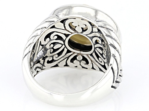 Artisan Collection of Bali™ Cultured Mabe Pearl Sterling Silver & 18K Yellow Gold Ring - Size 5