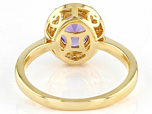 Bella Luce ® Lab Created Color Change Sapphire And White Diamond Simulant Eterno™ Yellow Ring - Size 7