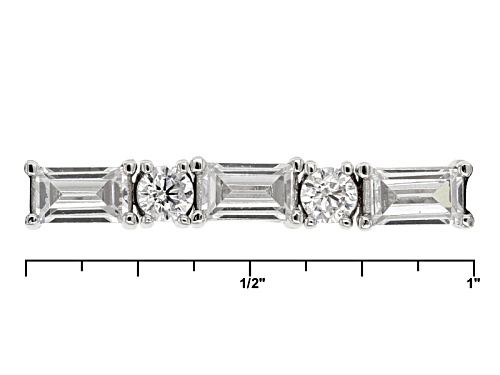 Bella Luce ® 13.73ctw Rhodium Over Sterling Silver Bracelet (8.61ctw Dew) - Size 7.5