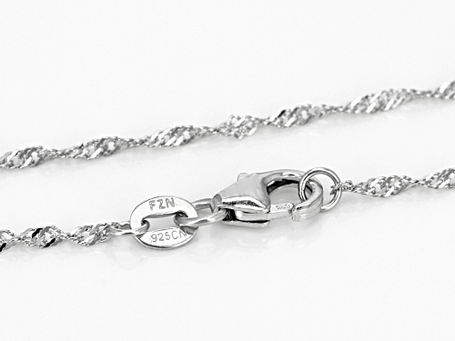 Bella Luce ® 4.04ctw Rhodium Over Sterling Silver Pendant With Chain (2.50ctw Dew)