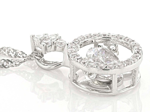 Bella Luce ® 2.15ctw Rhodium Over Sterling Silver 
