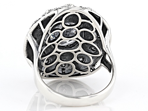 Bella Luce ® 8.64ctw Rhodium Over Sterling Silver Ring (5.35ctw DEW) - Size 8