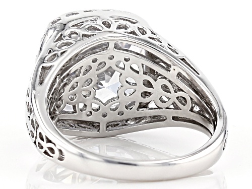 Bella Luce ® 10.35ctw Rhodium Over Sterling Silver Ring (6.84ctw DEW) - Size 6