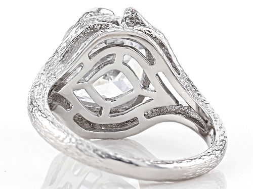 Bella Luce ® 6.08ctw Rhodium Over Sterling Silver Ring (3.87ctw DEW) - Size 8