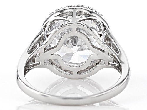 Bella Luce ® 10.32ctw Rhodium Over Sterling Silver Ring (6.84ctw DEW) - Size 9