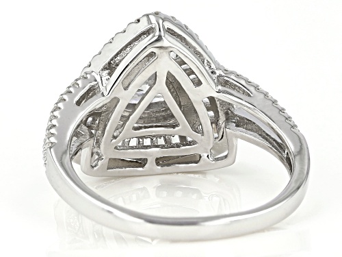 Bella Luce ® 2.45ctw Rhodium Over Sterling Silver Ring (1.21ctw DEW) - Size 5