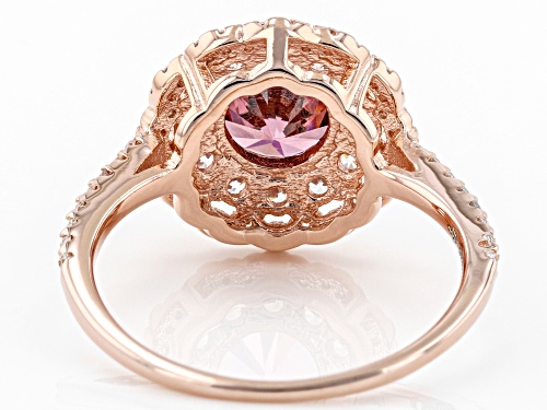 Bella Luce® Esotica™ 3.10ctw Blush Zircon And White Diamond Simulants Eterno™ Rose Ring - Size 11