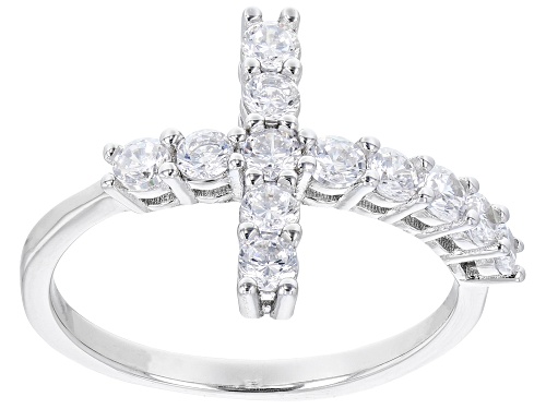 Bella Luce® 3.41ctw White Diamond Simulant Rhodium Over Sterling Silver Jewelry Set(2.06ctw DEW)