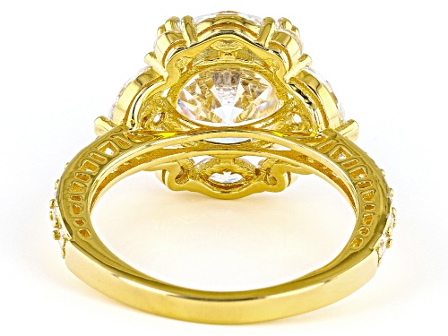 Bella Luce® 9.69ctw White Diamond Simulant Eterno™ Yellow Ring(5.87ctw DEW) - Size 6