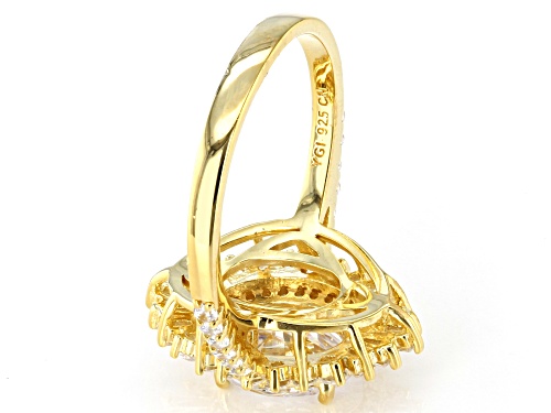 Bella Luce® 4.73ctw White Diamond Simulant Eterno™ Yellow Ring(2.86ctw DEW) - Size 5