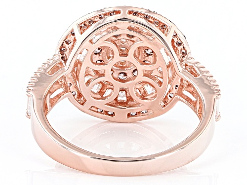 Bella Luce® 2.41ctw Mocha And White Diamond Simulants Eterno™ Rose Ring - Size 5