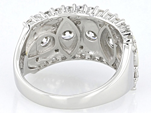 Bella Luce® 3.61ctw White Diamond Simulant Rhodium And 14k Yellow Gold Over Silver Ring(2.18ctw DEW) - Size 6