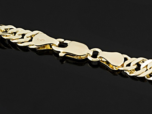Moda Al Massimo® 18k Yellow Gold Over Bronze Singapore 24 Inch Chain Necklace - Size 24