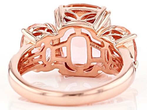 Bella Luce ® Esotica™ 6.49ctw Morganite Simulant Eterno™ Rose Ring - Size 10